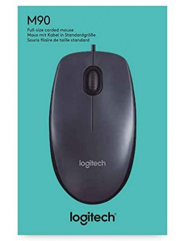 MOUSE OPTICAL M90 BLACK RETAIL