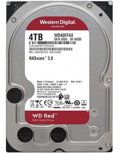 HDD 4TB CAVIAR RED SATA3 WD40EFAX