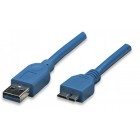 CAVO USB 3.0 TO MICRO USB3 1MT