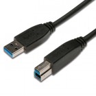 CAVO USB 3.0 STAMP A/B 1.8MT