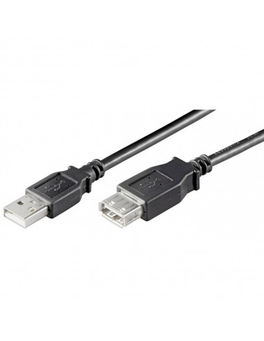 CAVO USB 2.0 PROLUNGA 0,6 MT BLACK