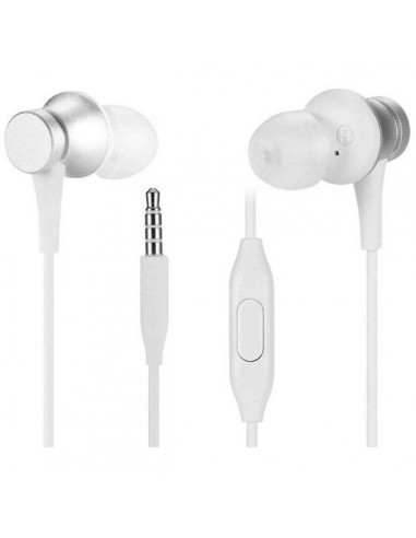 AURICOLARE CON MICROFONO IN EAR WHITE...