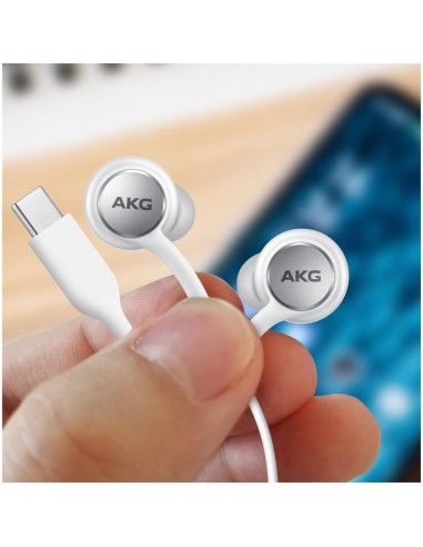 AURICOLARE CON MICROFONO TYPE-C WHITE