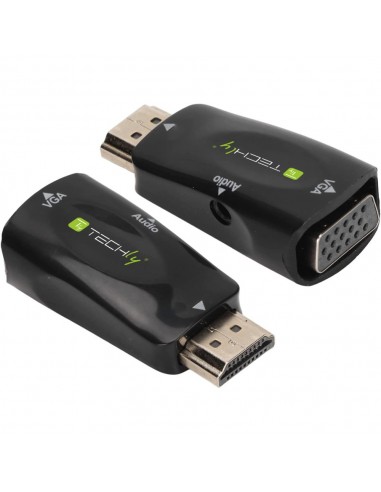 ADATTATORE VIDEO HDMI TO VGA CON AUDIO