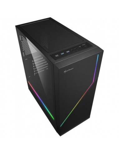 CASE ATX RGB FLOW VETRO TRASP. BLACK
