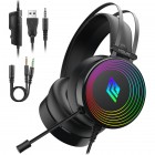 CUFFIA GAMING CRUX RGB 3.5MM