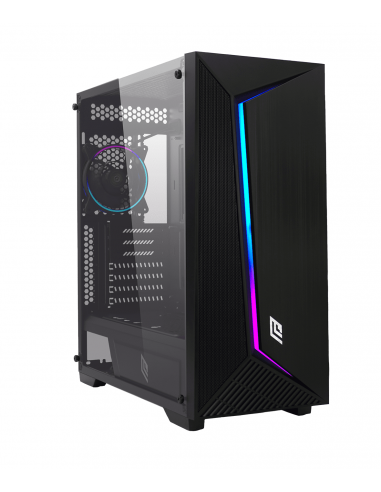 CASE ATX IRON V8 VETRO TEMP RGB FAN...