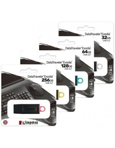 PENDRIVE 64 GB USB 3.2 EXODIA DTX
