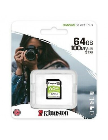 SECURE DIGITAL 64 GB CLASS 10 CANVAS...