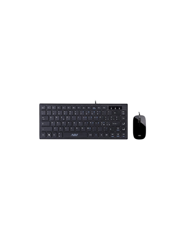 KIT TASTIERA + MOUSE USB BLACK KT302