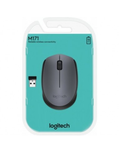 MOUSE OPTICAL CORDLESS M171 USB BLACK