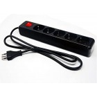 MULTIPRESA 5P BIPASSO BLACK